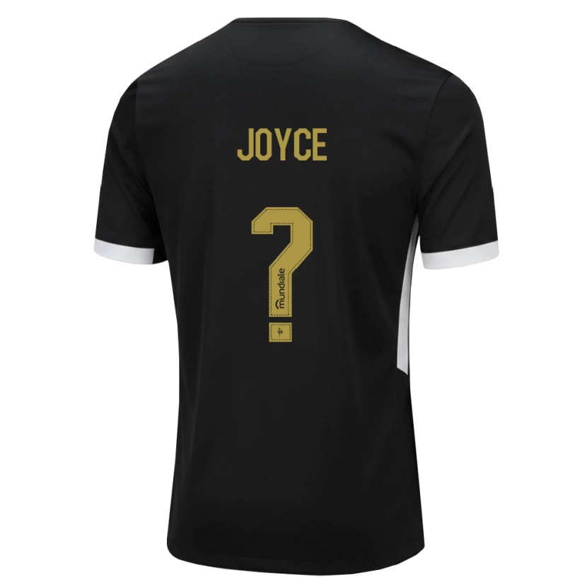 Danxen Femme Maillot Joyce #0 Noir Blanc Jaune Tenues Domicile 2026/27 T-Shirt