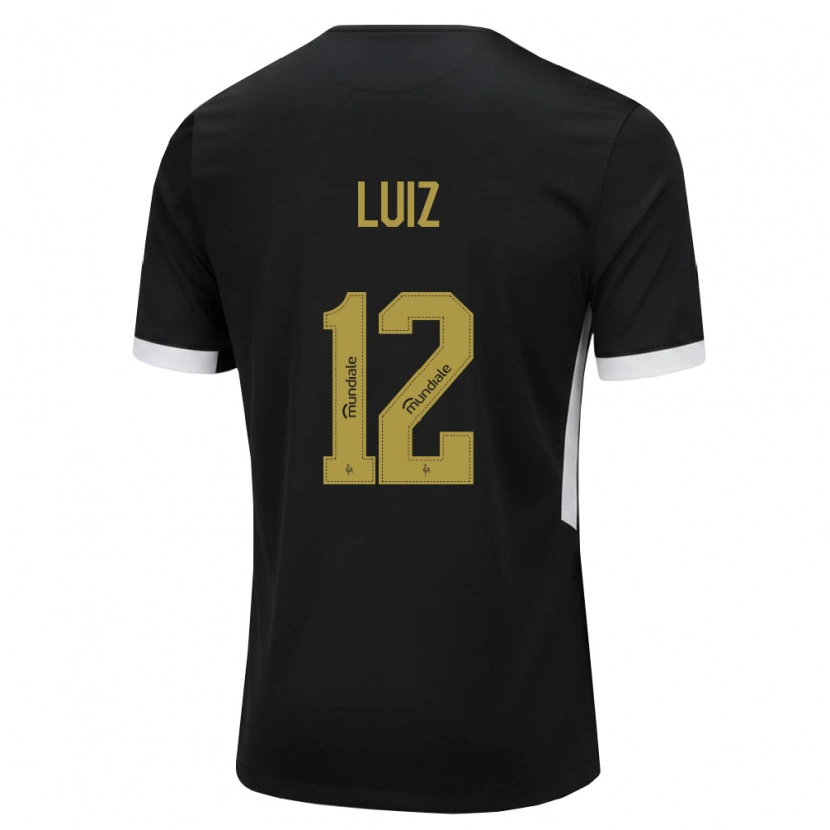 Danxen Femme Maillot Estevan Luiz #12 Noir Blanc Jaune Tenues Domicile 2026/27 T-Shirt