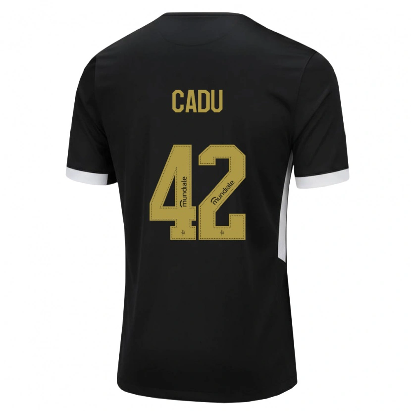 Danxen Femme Maillot Cadu #42 Noir Blanc Jaune Tenues Domicile 2026/27 T-Shirt