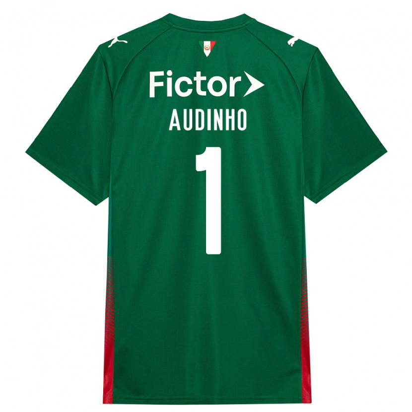 Danxen Femme Maillot Audo Ventilari Albuquerque Da Costa #1 Vert Rouge Blanc Tenues Domicile 2026/27 T-Shirt