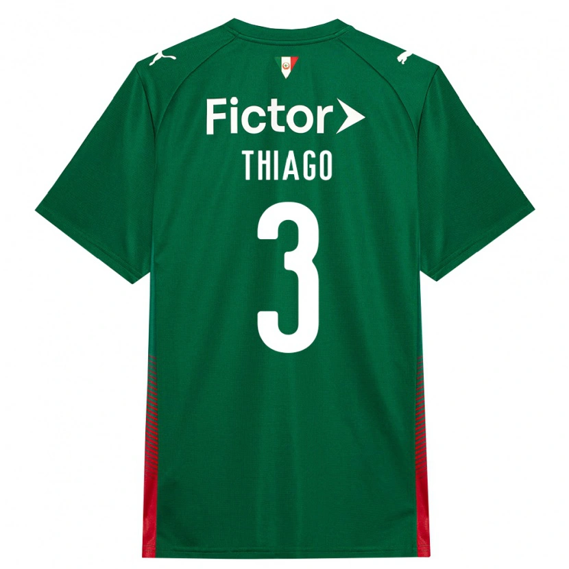 Danxen Femme Maillot Thiago Pimenta #3 Vert Rouge Blanc Tenues Domicile 2026/27 T-Shirt