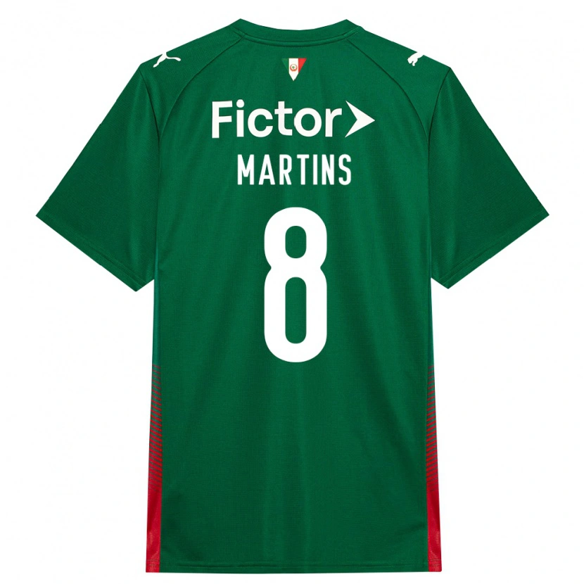 Danxen Femme Maillot Diany Martins #8 Vert Rouge Blanc Tenues Domicile 2026/27 T-Shirt