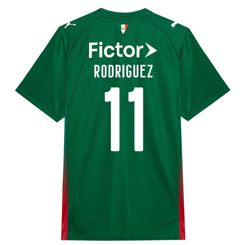Danxen Femme Maillot Yamila Rodriguez #11 Vert Rouge Blanc Tenues Domicile 2026/27 T-Shirt