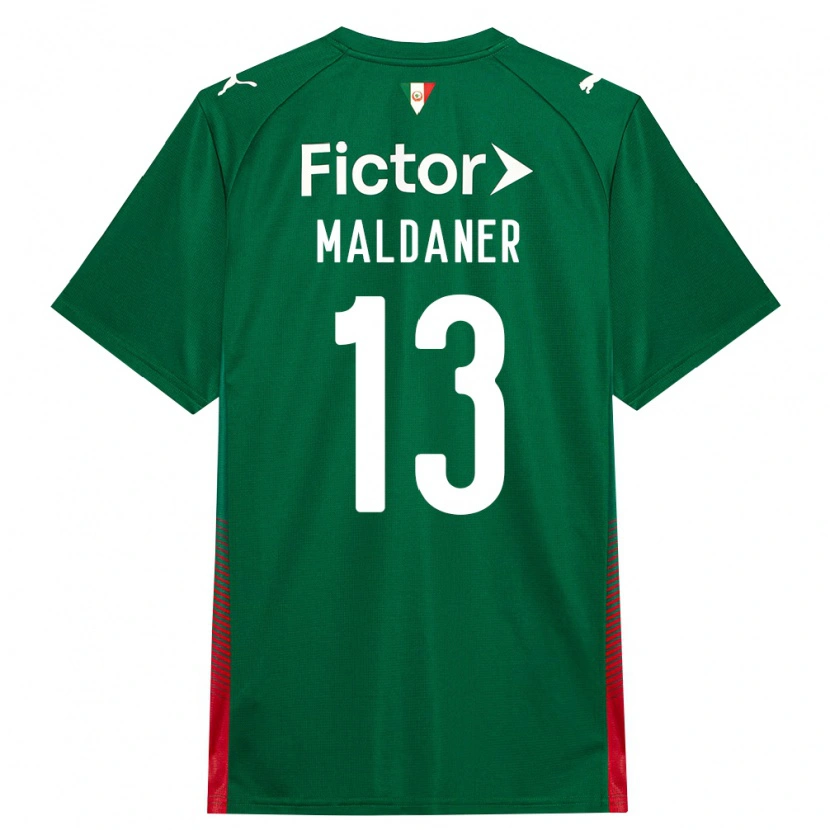 Danxen Femme Maillot Pati Maldaner #13 Vert Rouge Blanc Tenues Domicile 2026/27 T-Shirt