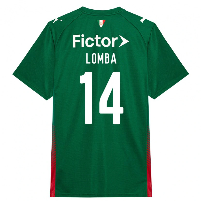 Danxen Femme Maillot Marcelo Lomba #14 Vert Rouge Blanc Tenues Domicile 2026/27 T-Shirt