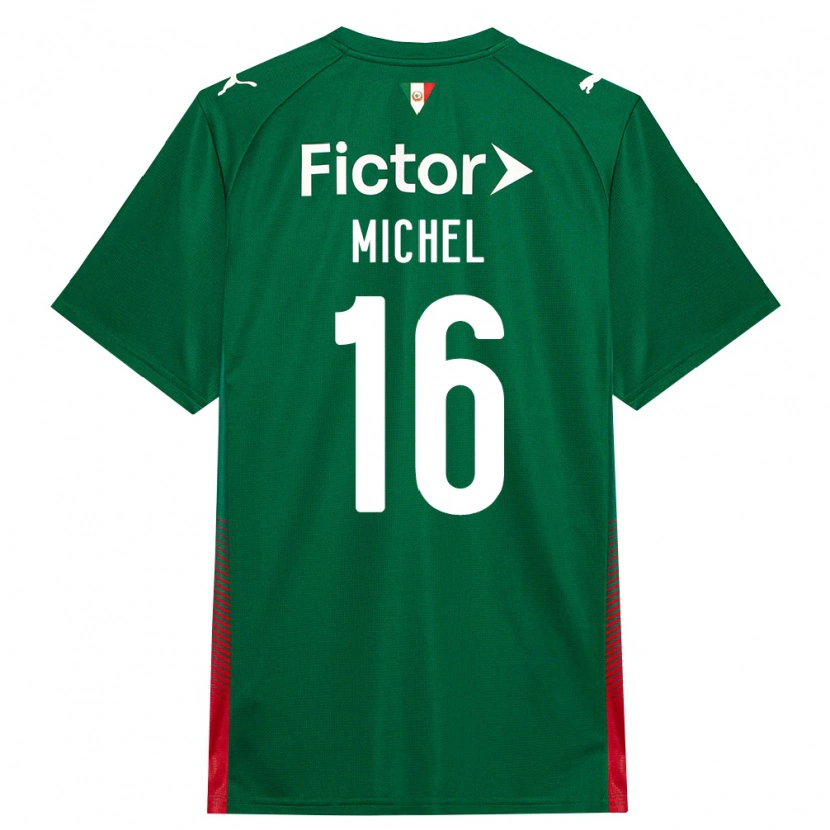 Danxen Femme Maillot Michel Cavalcante Fonseca Da Silva #16 Vert Rouge Blanc Tenues Domicile 2026/27 T-Shirt