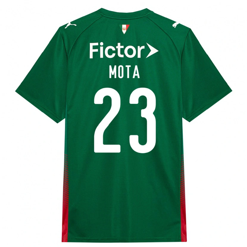 Danxen Femme Maillot Flávia Mota #23 Vert Rouge Blanc Tenues Domicile 2026/27 T-Shirt