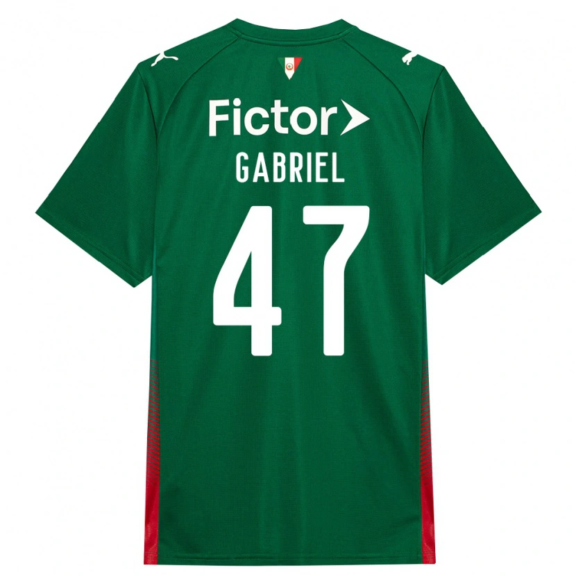 Danxen Femme Maillot Victor Gabriel #47 Vert Rouge Blanc Tenues Domicile 2026/27 T-Shirt