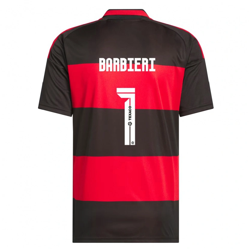 Danxen Femme Maillot Gabi Barbieri #1 Rouge Noir Blanc Tenues Domicile 2026/27 T-Shirt