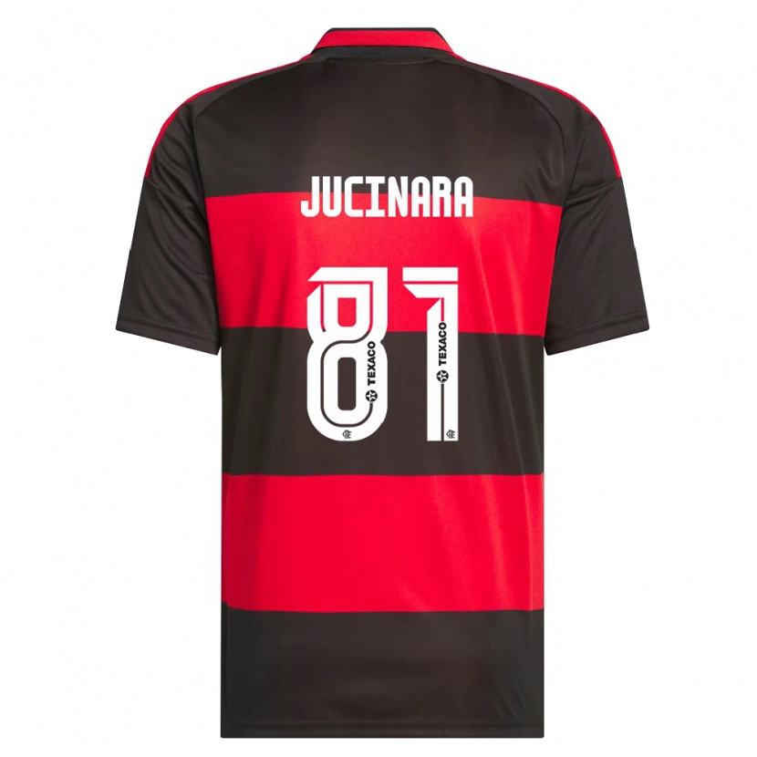 Danxen Femme Maillot Jucinara #81 Rouge Noir Blanc Tenues Domicile 2026/27 T-Shirt