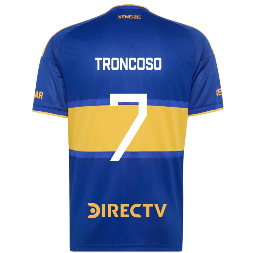 Danxen Femme Maillot Carolina Troncoso #7 Bleu Royal Jaune Tenues Domicile 2026/27 T-Shirt