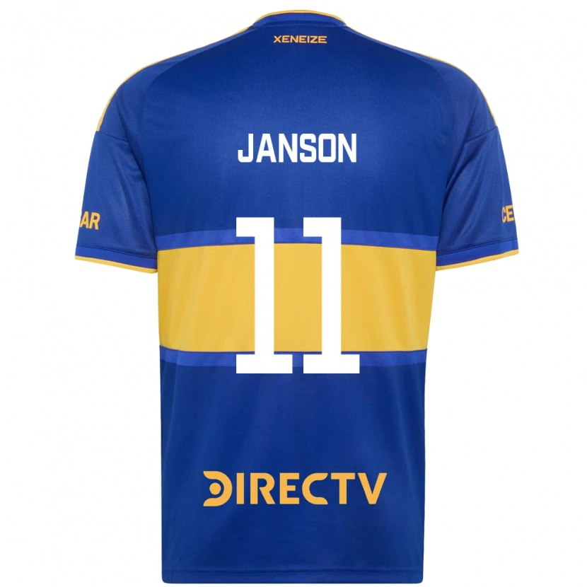 Danxen Femme Maillot Lucas Janson #11 Bleu Royal Jaune Tenues Domicile 2026/27 T-Shirt