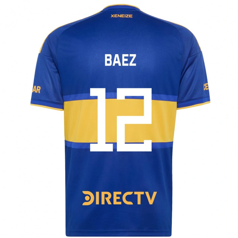 Danxen Femme Maillot Tomás Baez #12 Bleu Royal Jaune Tenues Domicile 2026/27 T-Shirt