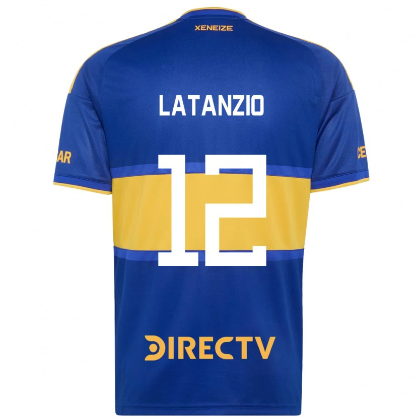 Danxen Femme Maillot Florencia Latanzio #12 Bleu Royal Jaune Tenues Domicile 2026/27 T-Shirt