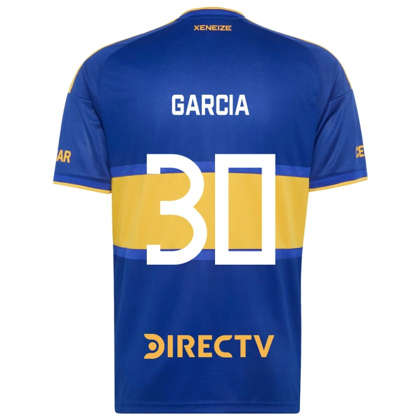 Danxen Femme Maillot Javier García #30 Bleu Royal Jaune Tenues Domicile 2026/27 T-Shirt
