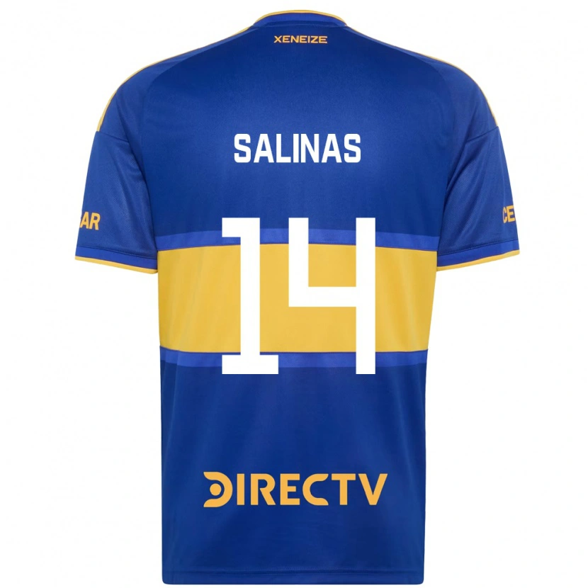 Danxen Femme Maillot Benjamin Salinas #14 Bleu Royal Jaune Tenues Domicile 2026/27 T-Shirt