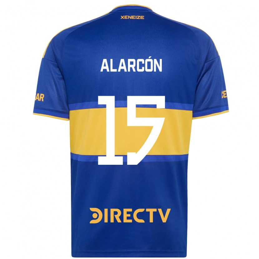 Danxen Femme Maillot Williams Alarcón #15 Bleu Royal Jaune Tenues Domicile 2026/27 T-Shirt
