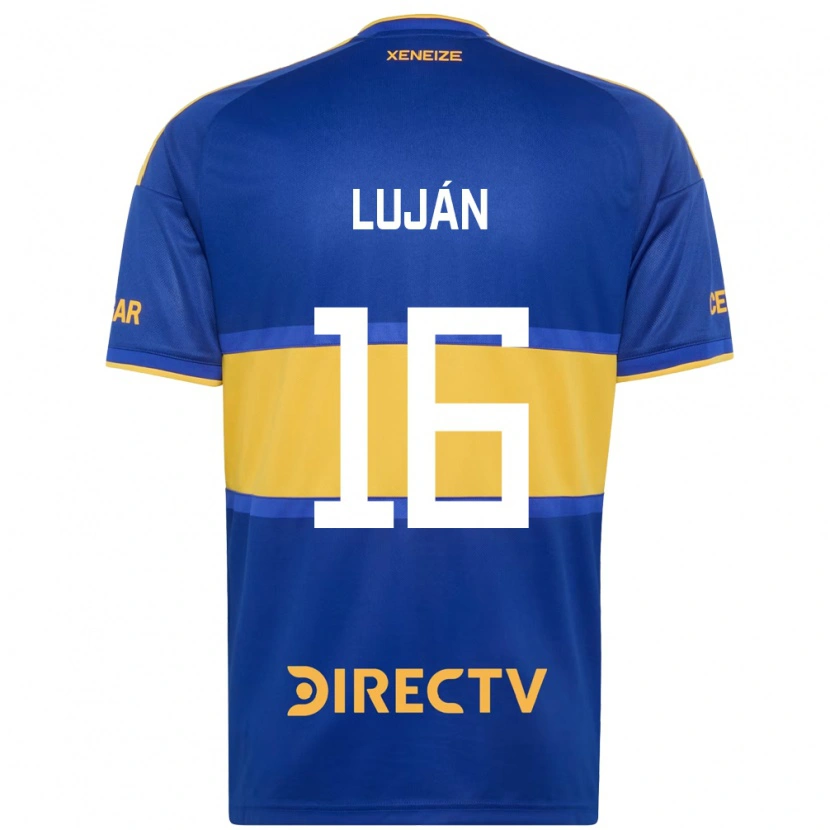 Danxen Femme Maillot Ramiro Luján #16 Bleu Royal Jaune Tenues Domicile 2026/27 T-Shirt