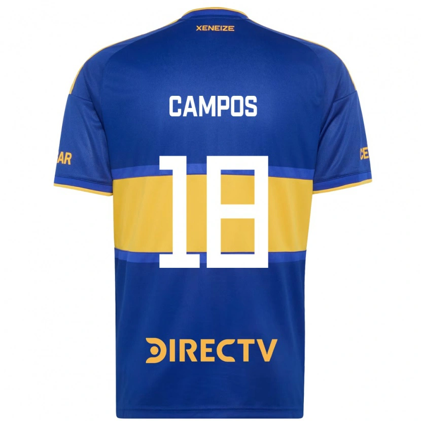 Danxen Femme Maillot Brisa Campos #18 Bleu Royal Jaune Tenues Domicile 2026/27 T-Shirt