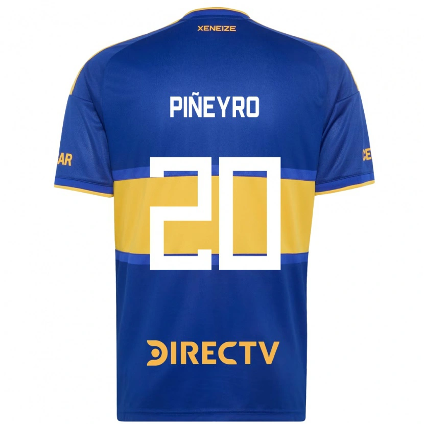 Danxen Femme Maillot Joaquín Piñeyro #20 Bleu Royal Jaune Tenues Domicile 2026/27 T-Shirt