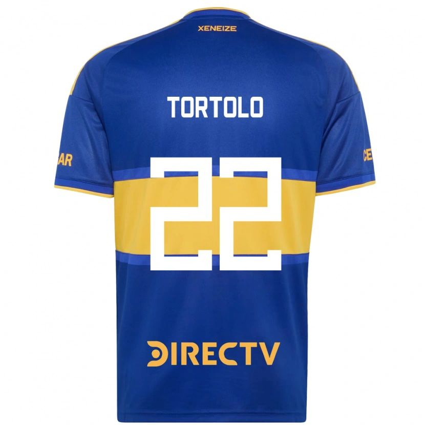 Danxen Femme Maillot Dulce Tortolo #22 Bleu Royal Jaune Tenues Domicile 2026/27 T-Shirt