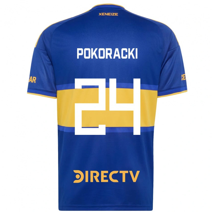 Danxen Femme Maillot Belén Pokoracki #24 Bleu Royal Jaune Tenues Domicile 2026/27 T-Shirt