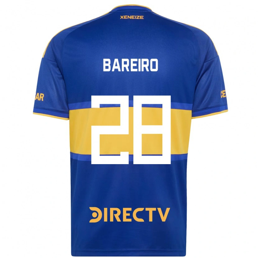Danxen Femme Maillot Adam Bareiro #28 Bleu Royal Jaune Tenues Domicile 2026/27 T-Shirt