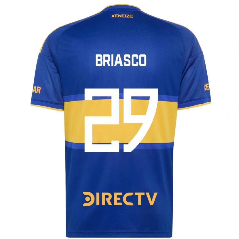 Danxen Femme Maillot Norberto Briasco #29 Bleu Royal Jaune Tenues Domicile 2026/27 T-Shirt
