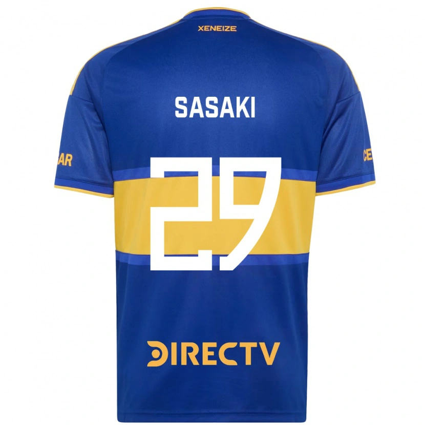 Danxen Femme Maillot Yuria Sasaki #29 Bleu Royal Jaune Tenues Domicile 2026/27 T-Shirt