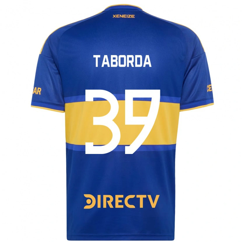 Danxen Femme Maillot Vicente Taborda #39 Bleu Royal Jaune Tenues Domicile 2026/27 T-Shirt