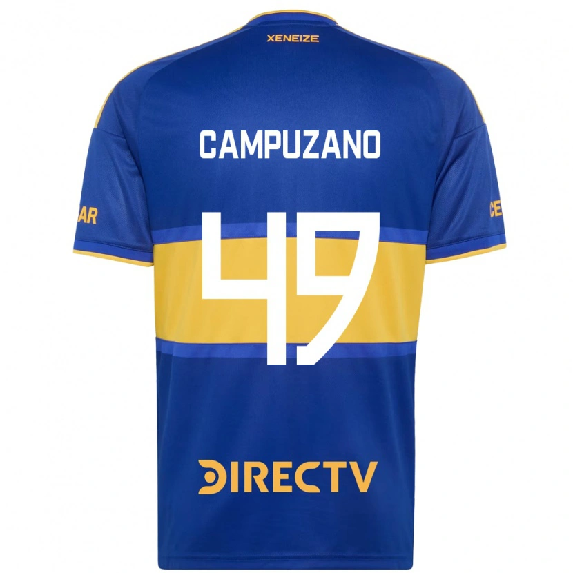 Danxen Femme Maillot Jorman Campuzano #49 Bleu Royal Jaune Tenues Domicile 2026/27 T-Shirt