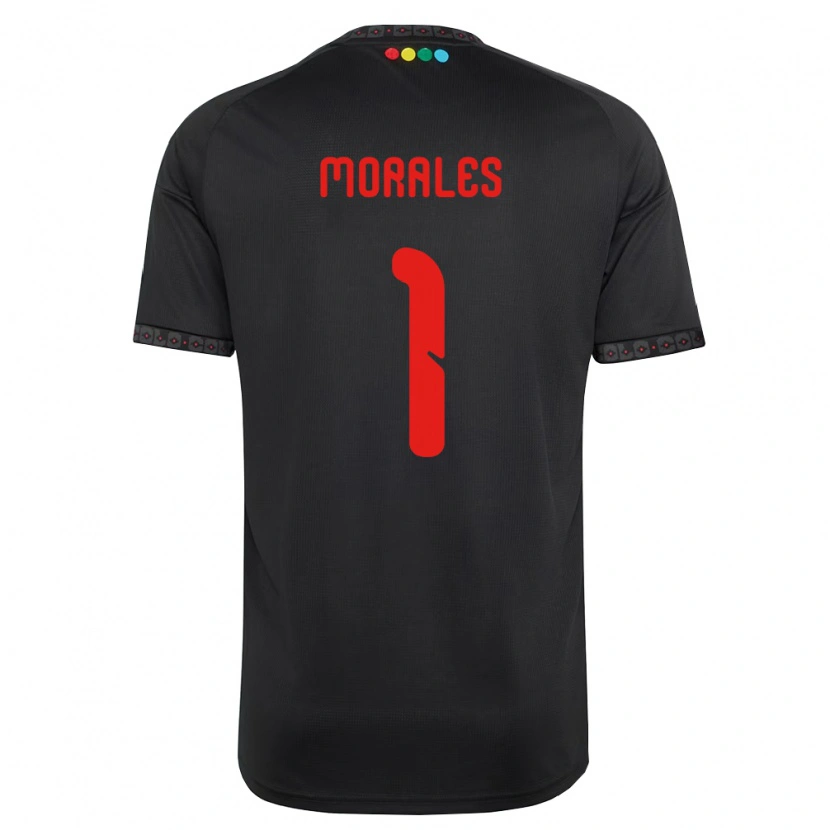 Danxen Femme Maillot Benjamin Morales #1 Noir Rouge Tenues Extérieur 2026/27 T-Shirt