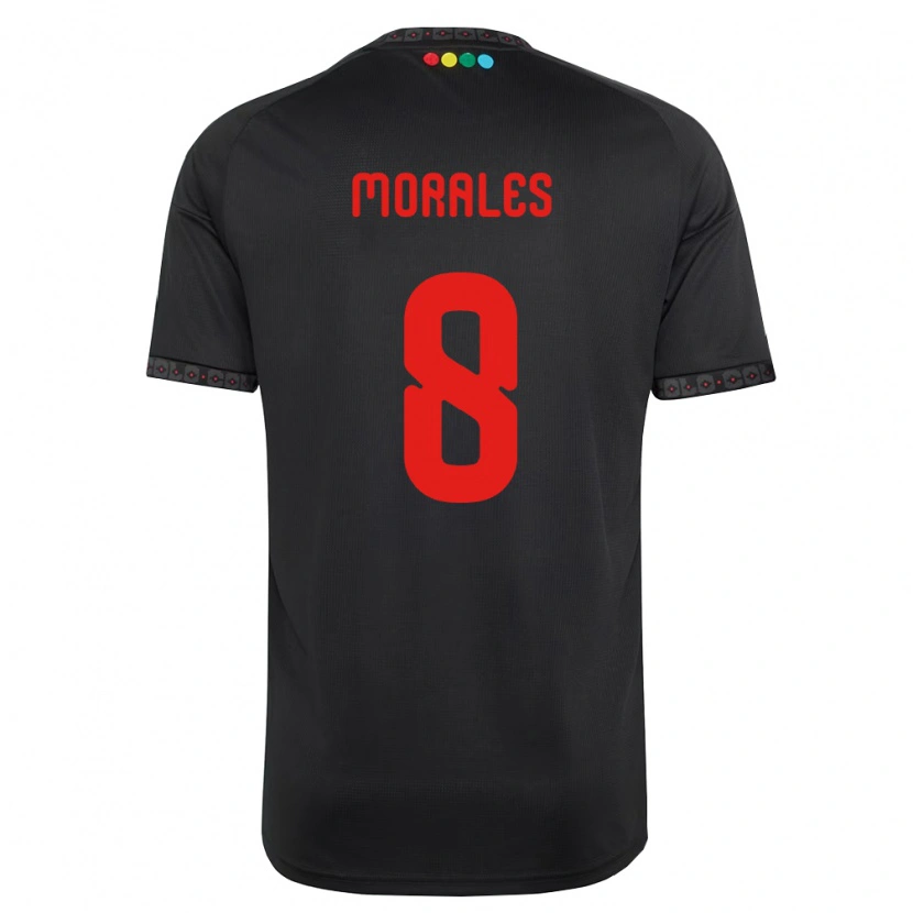 Danxen Femme Maillot Cristopher Morales #8 Noir Rouge Tenues Extérieur 2026/27 T-Shirt