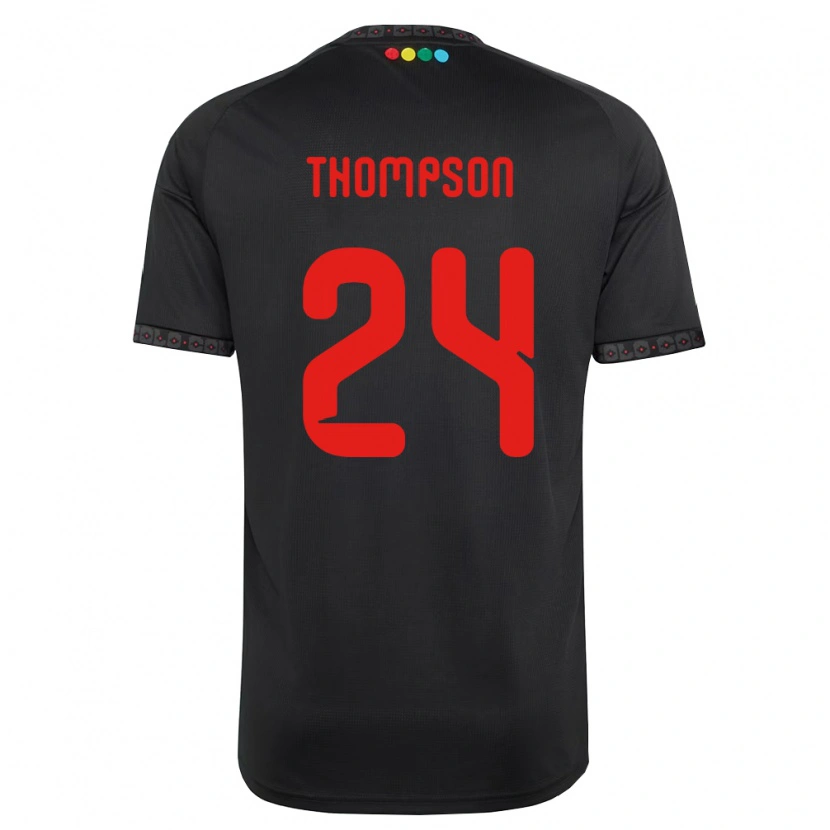 Danxen Femme Maillot Jordhy Thompson #24 Noir Rouge Tenues Extérieur 2026/27 T-Shirt