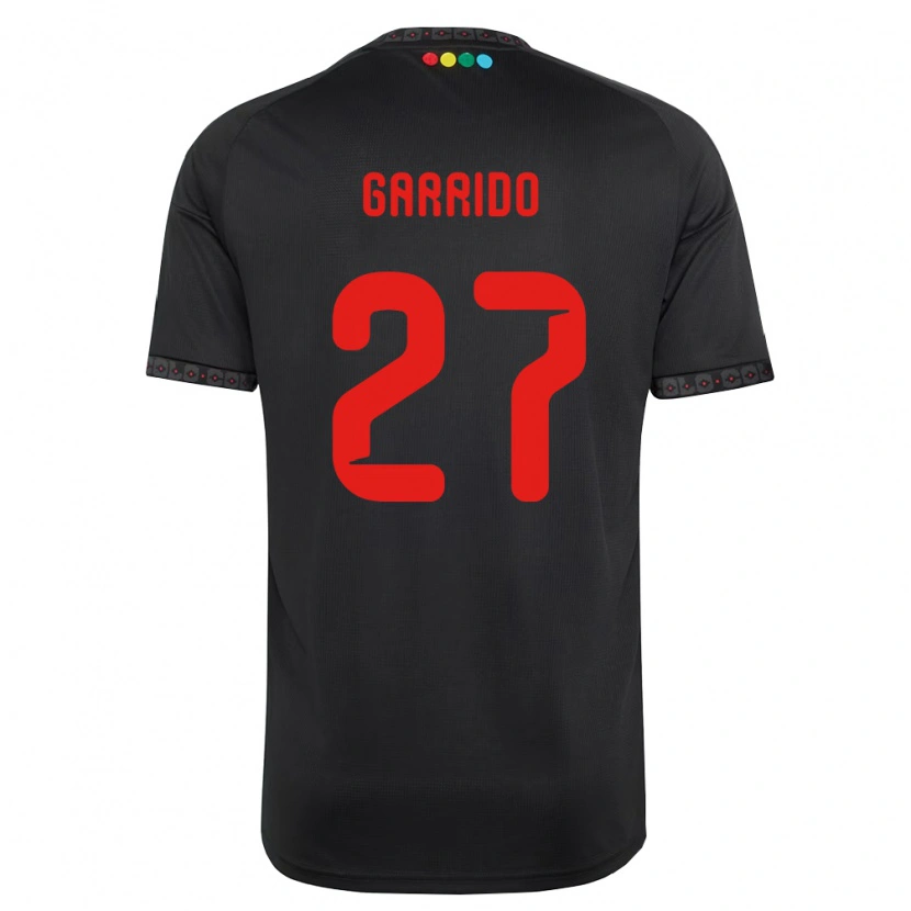 Danxen Femme Maillot Franco Garrido #27 Noir Rouge Tenues Extérieur 2026/27 T-Shirt