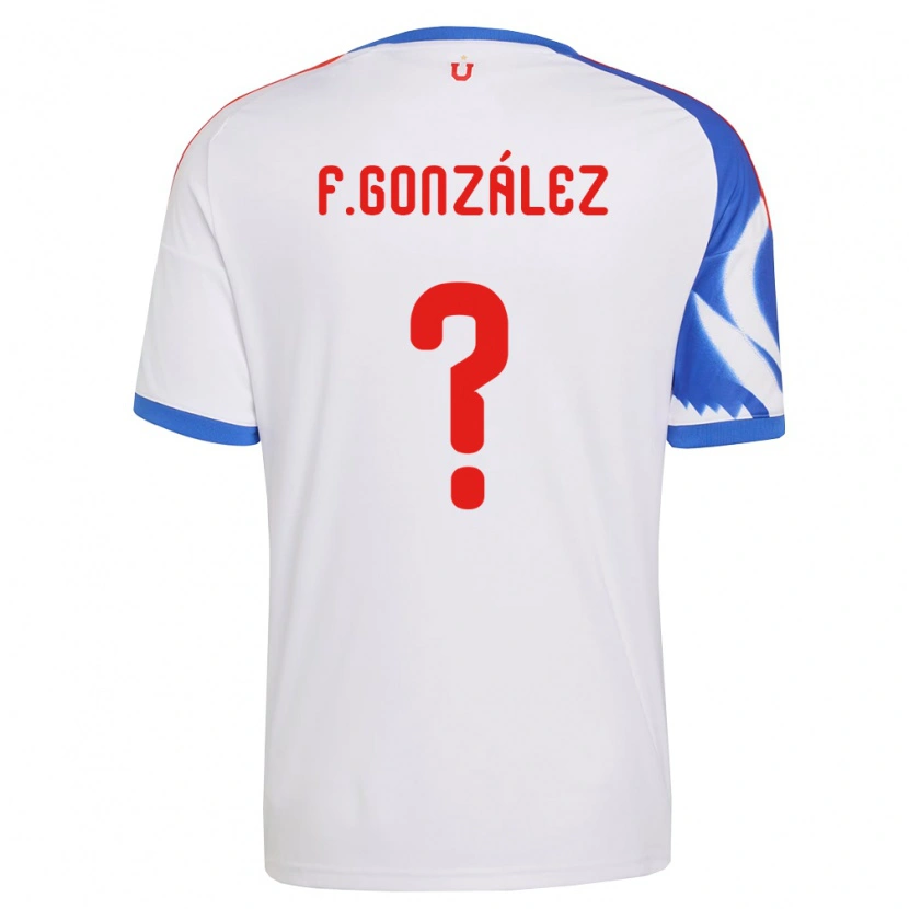 Danxen Femme Maillot Fernando González #0 Blanc Bleu Marine Tenues Extérieur 2026/27 T-Shirt