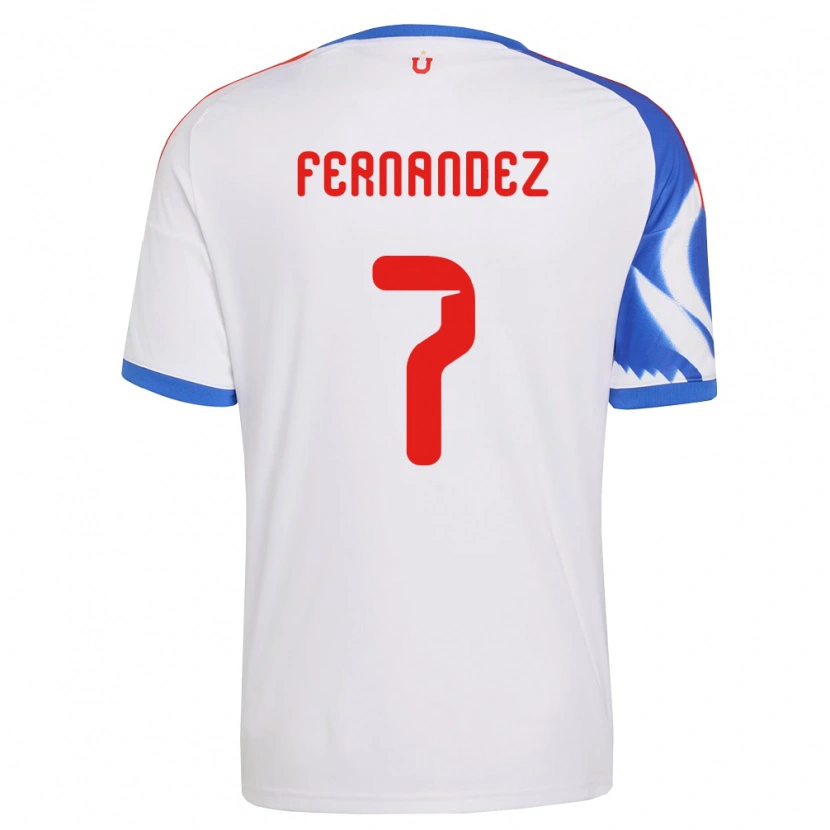 Danxen Femme Maillot Rebeca Fernández #7 Blanc Bleu Marine Tenues Extérieur 2026/27 T-Shirt