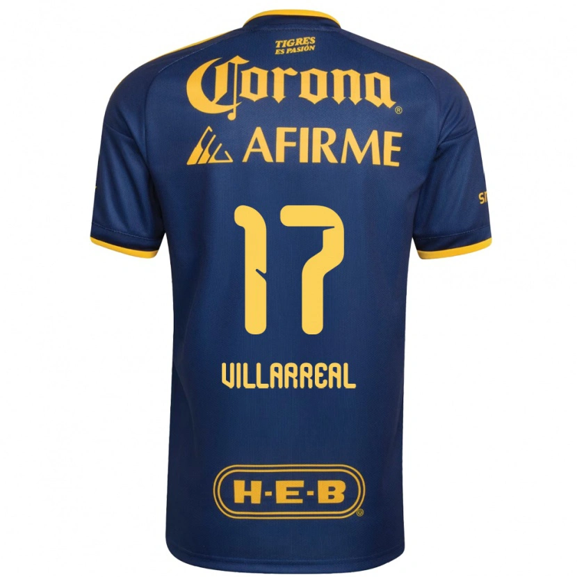 Danxen Femme Maillot Natalia Villarreal #17 Bleu Royal Jaune Tenues Extérieur 2026/27 T-Shirt