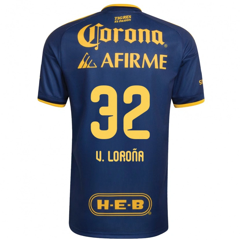 Danxen Femme Maillot Vladímir Loroña #32 Bleu Royal Jaune Tenues Extérieur 2026/27 T-Shirt