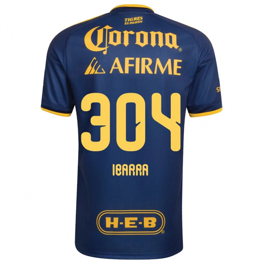 Danxen Femme Maillot Luis Ibarra #304 Bleu Royal Jaune Tenues Extérieur 2026/27 T-Shirt