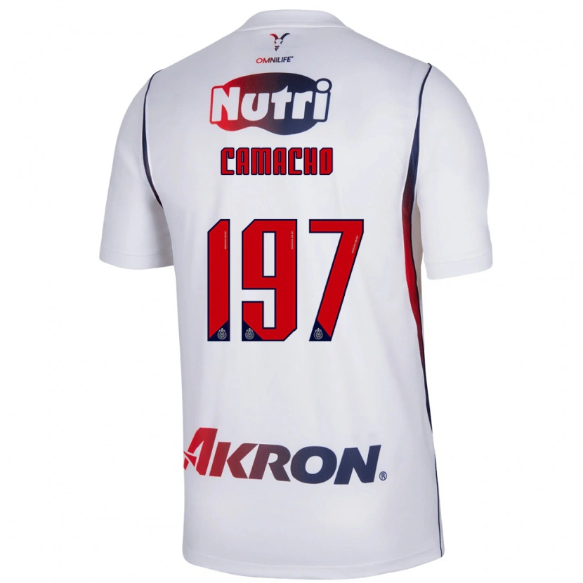 Danxen Femme Maillot Xandor Camacho #197 Blanc Bleu Marine Rouge Tenues Extérieur 2026/27 T-Shirt