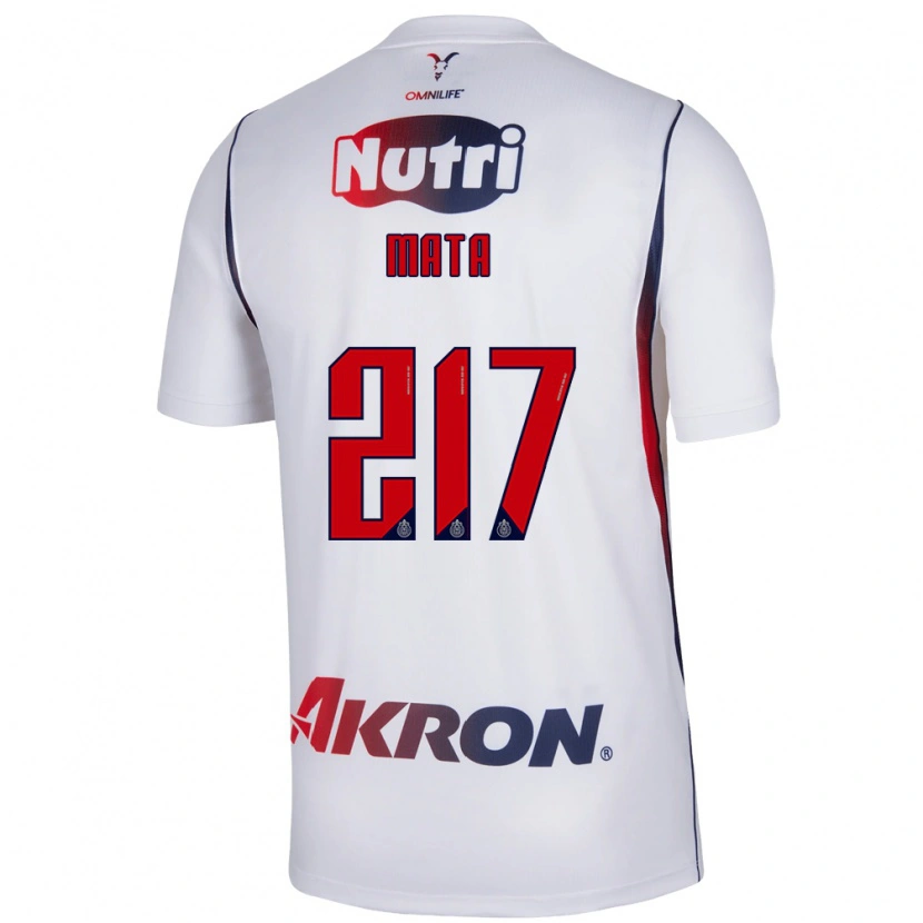 Danxen Femme Maillot Hugo Mata #217 Blanc Bleu Marine Rouge Tenues Extérieur 2026/27 T-Shirt