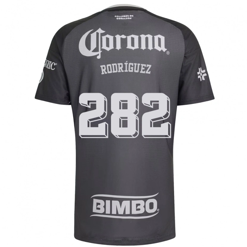 Danxen Femme Maillot Francisco Rodríguez #282 Gris Blanc Noir Tenues Extérieur 2026/27 T-Shirt