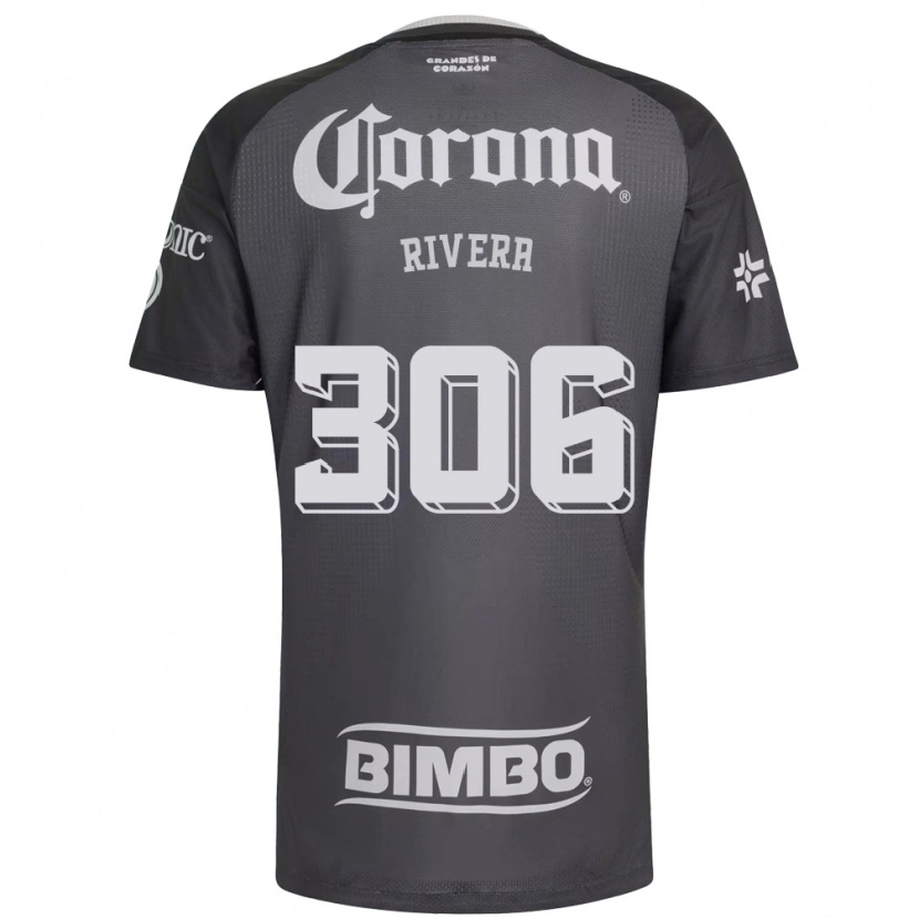 Danxen Femme Maillot Miguel Rivera #306 Gris Blanc Noir Tenues Extérieur 2026/27 T-Shirt