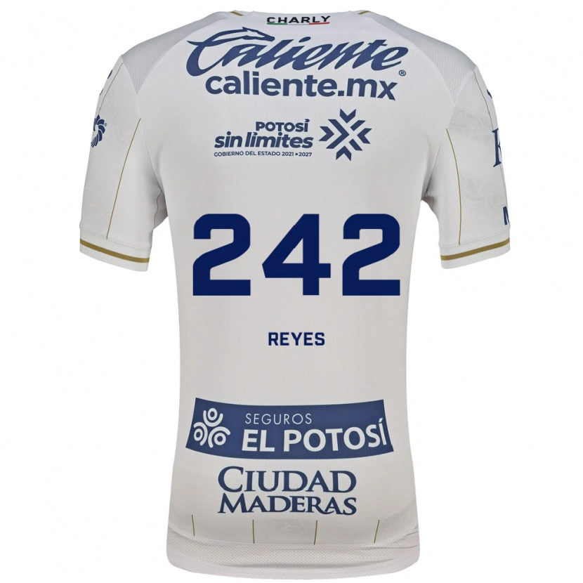 Danxen Femme Maillot Ángel Reyes #242 Blanc Bleu Tenues Extérieur 2026/27 T-Shirt