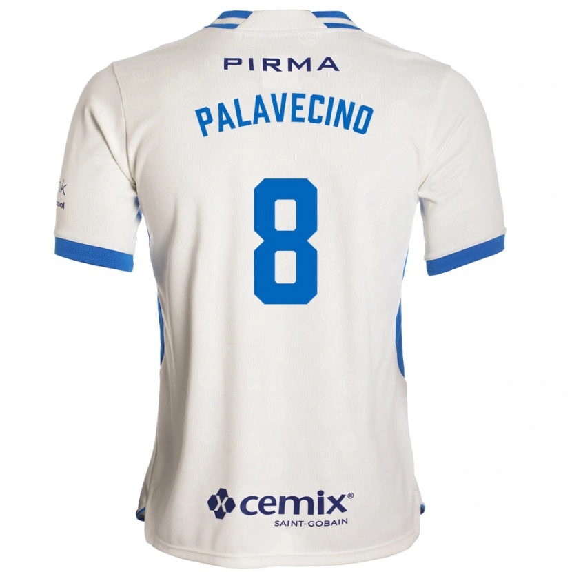 Danxen Femme Maillot Agustín Palavecino #8 Blanc Bleu Rouge Tenues Extérieur 2026/27 T-Shirt