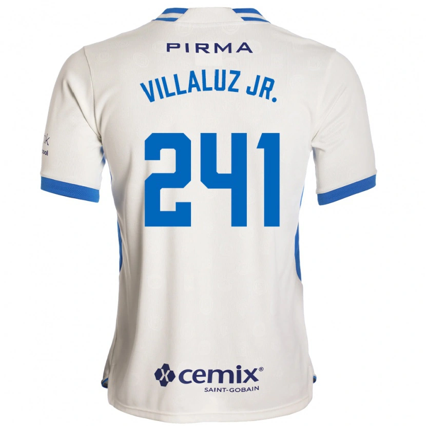 Danxen Femme Maillot César Villaluz Jr. #241 Blanc Bleu Rouge Tenues Extérieur 2026/27 T-Shirt