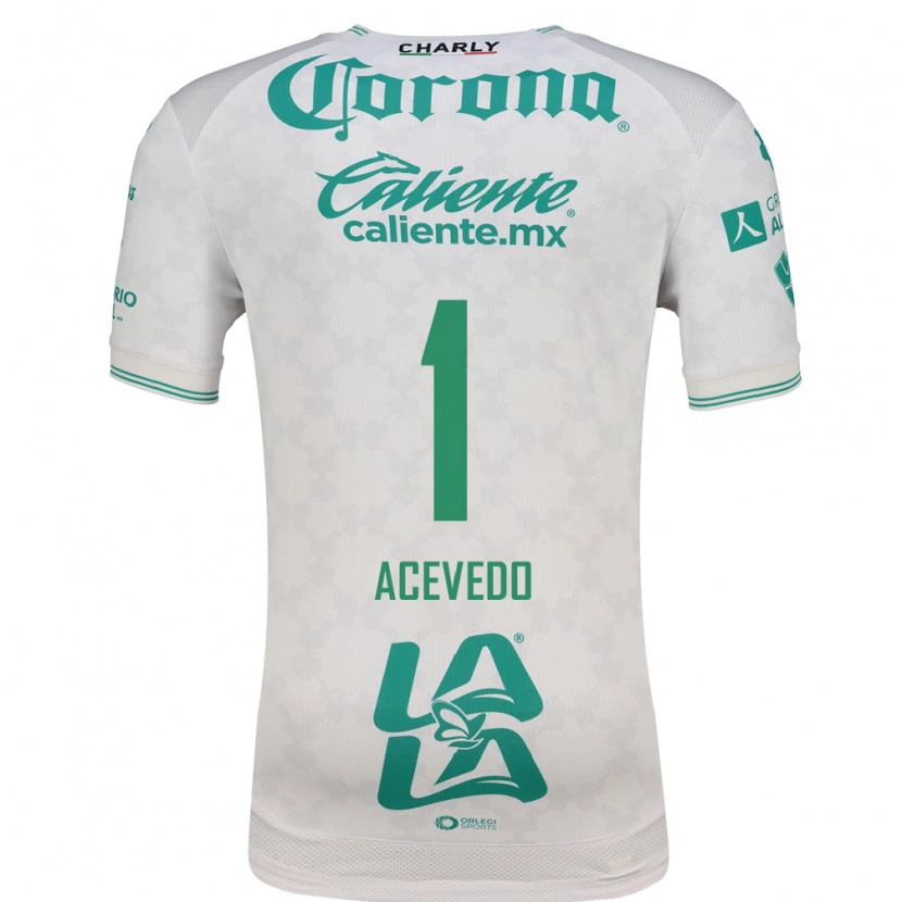 Danxen Femme Maillot Carlos Acevedo #1 Vert Clair Blanc Tenues Extérieur 2026/27 T-Shirt