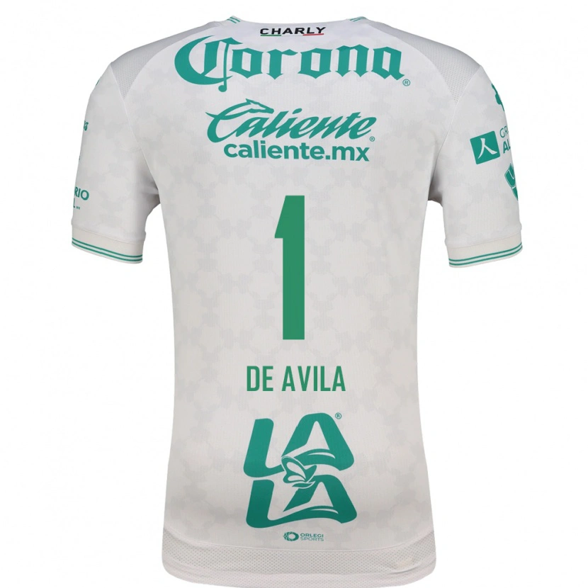 Danxen Femme Maillot Hannia De Avila #1 Vert Clair Blanc Tenues Extérieur 2026/27 T-Shirt