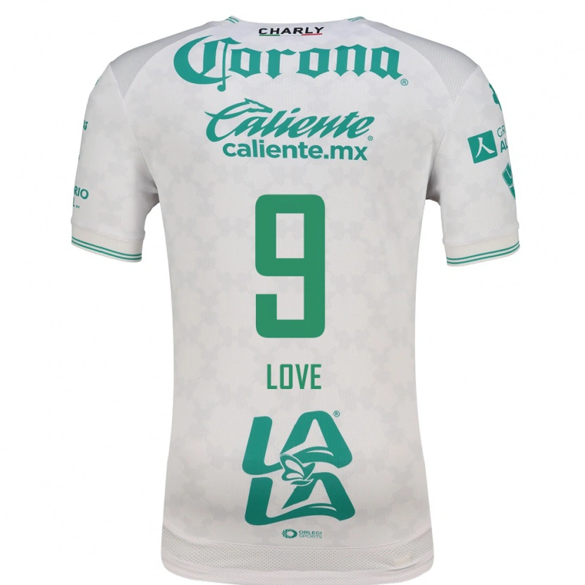 Danxen Femme Maillot Juelle Love #9 Vert Clair Blanc Tenues Extérieur 2026/27 T-Shirt